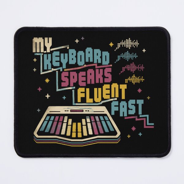 Item preview, My Keyboard Speaks Fluent Fast Funny Stenographer Gift designed and sold by DreamLayerStudio.