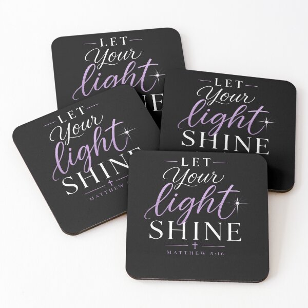 Item preview, Let Your Light Shine Matthew 516 Christian Faith designed and sold by Fereskabilon.