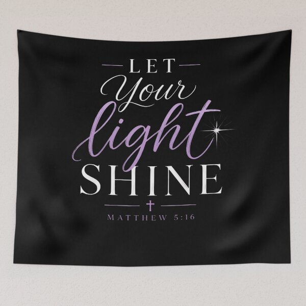 Item preview, Let Your Light Shine Matthew 516 Christian Faith designed and sold by Fereskabilon.