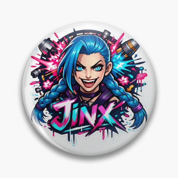 Item preview, Jinx - League of Legends designed and sold by PixelArtPeel.