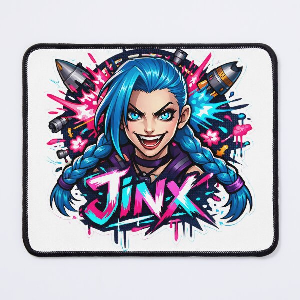 Item preview, Jinx - League of Legends designed and sold by PixelArtPeel.