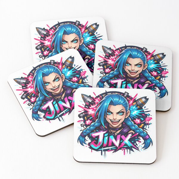 Item preview, Jinx - League of Legends designed and sold by PixelArtPeel.