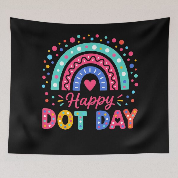 Item preview, Happy Dot Colorful Rainbow Polka Dot Boys Girls Kids Teacher designed and sold by Fereskabilon.