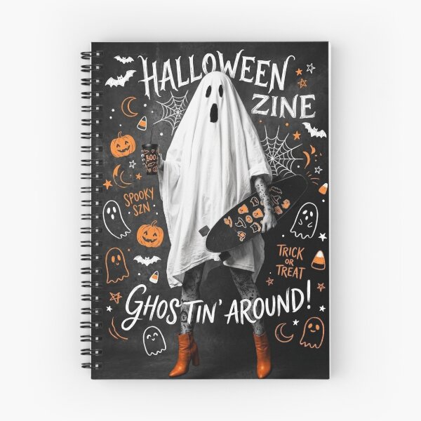 Item preview, Ghost Skater in Spooky Drift designed and sold by Print Fiction.