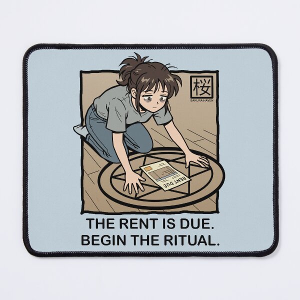 Item preview, Rent Is Due Adulting Humor designed and sold by SakuraHaven.