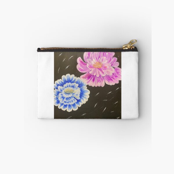 Item preview, Midnight Violet and Blue Roses in Gold designed and sold by DaniaFineArt.