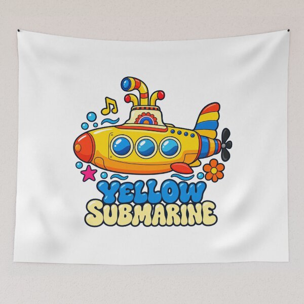Item preview, Retro Yellow Submarine Pop Art designed and sold by Dresut.
