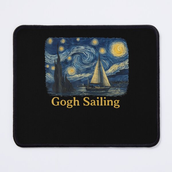 Item preview, Gogh Sailing Sailor Sailboat Van Gogh Boating Starry Night designed and sold by Fereskabilon.