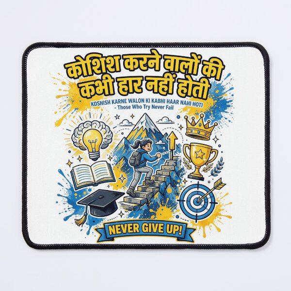 Item preview, Koshish Karne Walon Ki Kabhi Haar Nahi Hoti - Those Who Try Never Fail Hindi designed and sold by prithvi chand.
