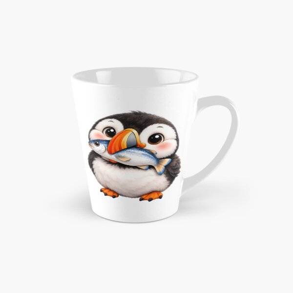 Item preview, Cute Puffin Holding a Fish designed and sold by KateVil.