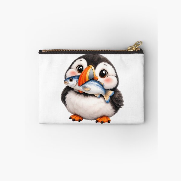 Item preview, Cute Puffin Holding a Fish designed and sold by KateVil.