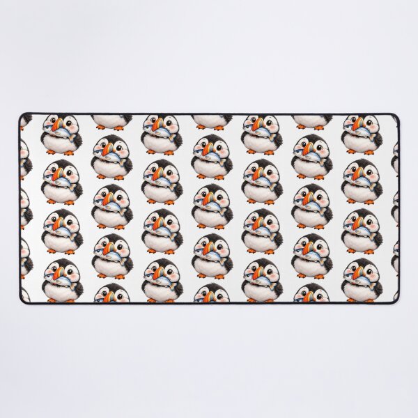 Item preview, Cute Puffin Holding a Fish designed and sold by KateVil.