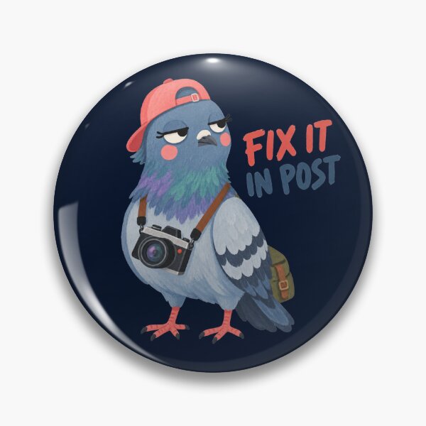 Item preview, Funny Photographer Pigeon Fix It In Post designed and sold by SayMaria.