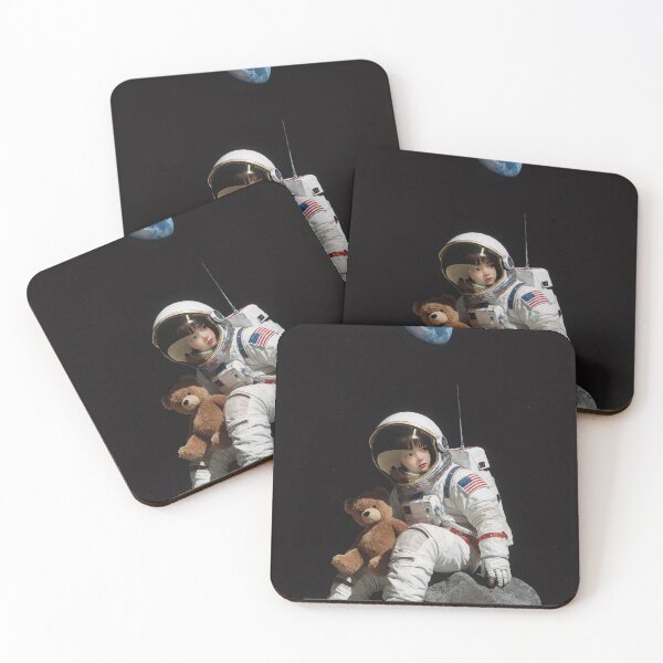 Item preview, Astronaut and his teddy bear designed and sold by rtechcl.