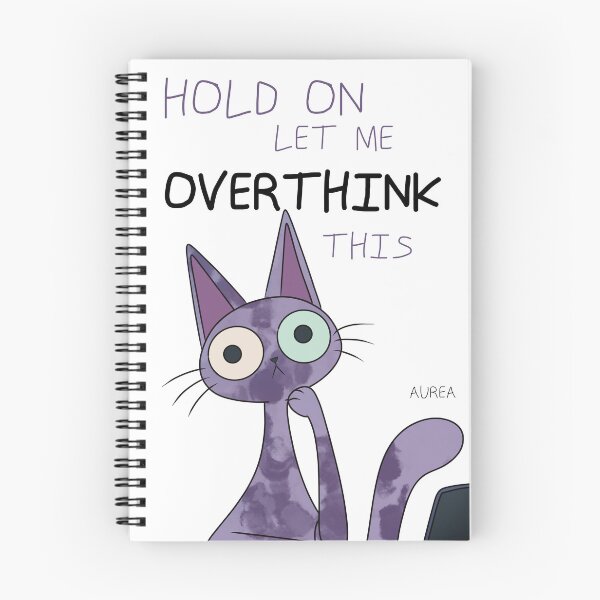 Item preview, Hold On Let Me Overthink This Cat designed and sold by HouseOfAurea.