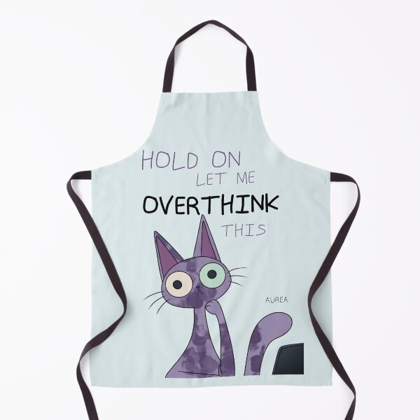 Item preview, Hold On Let Me Overthink This Cat designed and sold by HouseOfAurea.