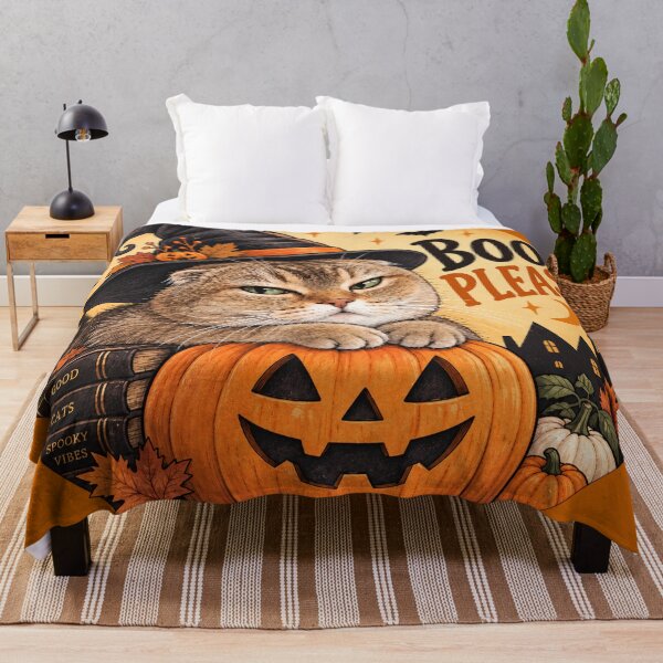 Item preview, Boo? Please – Funny Scottish Fold Witch Cat Halloween designed and sold by NoodlesTheCat.