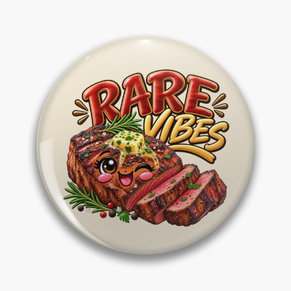 Item preview, Rare Vibes – Cute Funny Steak Lover Design designed and sold by HO•Designs.