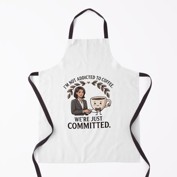 Item preview, I’m Not Addicted to Coffee. We’re Just Committed. – Funny Coffee Humor Design designed and sold by CleverGoods.