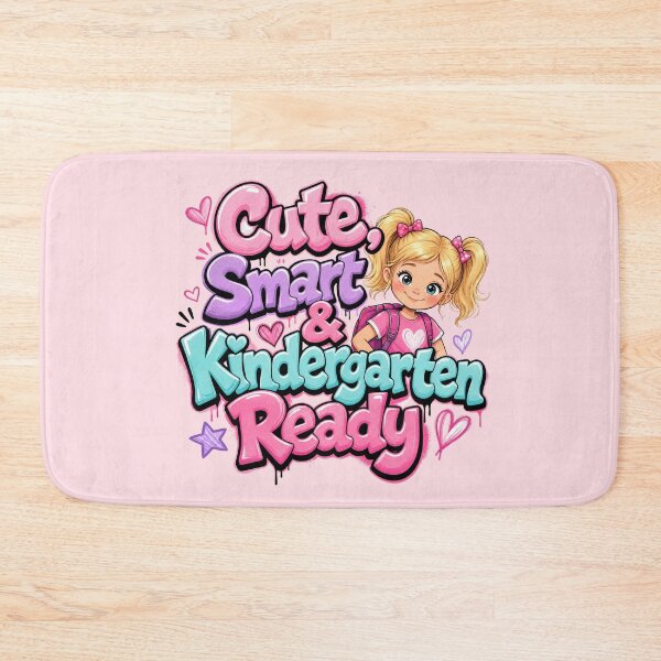 Item preview, Cute, Smart & Kindergarten Ready – Blonde Girl Back to School designed and sold by MomParentADHD.