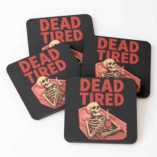 Item preview, Dead Tired Halloween Skeleton Aesthetic designed and sold by MagicTheDog.