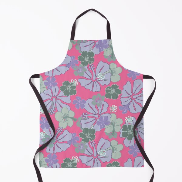Item preview, Vintage Pua Aloalo - Blue on Pink designed and sold by Hānau Hou.