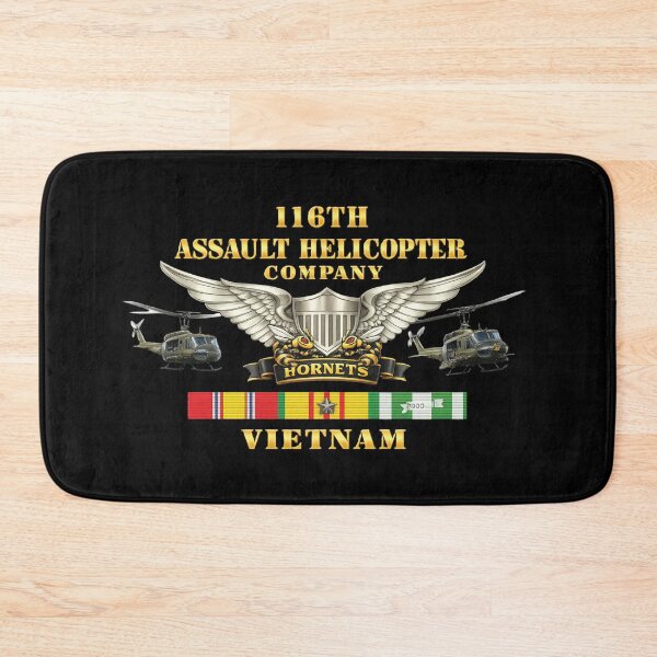 Item preview, Army - 116th Assault Helicopter Co w  Aviator Badge w VN SVC - HORNETS - Side X Side - 3D - Enhanced designed and sold by Military Insignia Products.