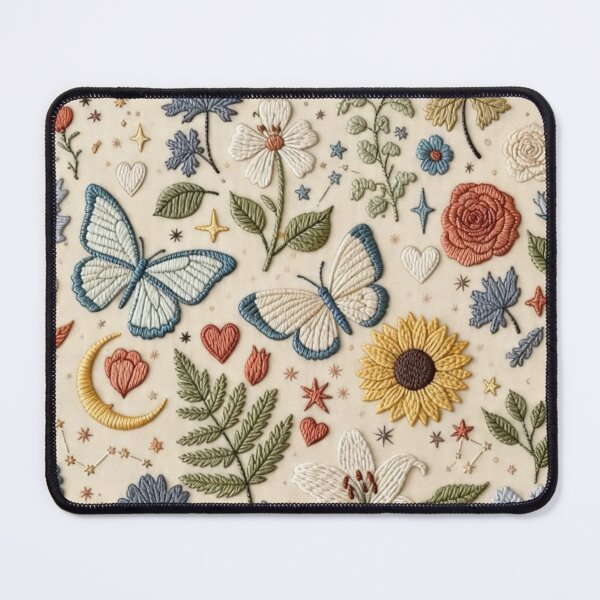 Item preview, Flowers & butterflies print designed and sold by Thecountess0o0.