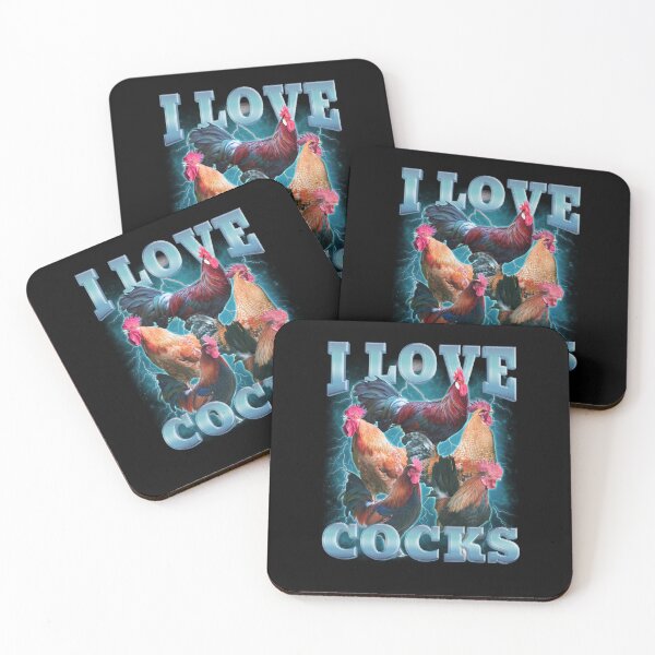 Item preview, I Love Cocks Rooster Meme   designed and sold by aynorsadier.
