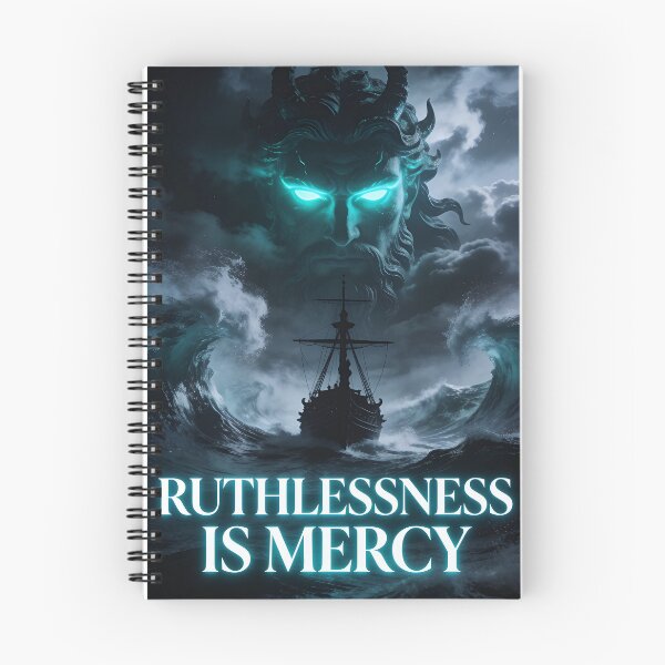 Item preview, Poseidon Stormy Ocean Ruthlessness Dark Academia Poster Description designed and sold by GodsMonsterss.