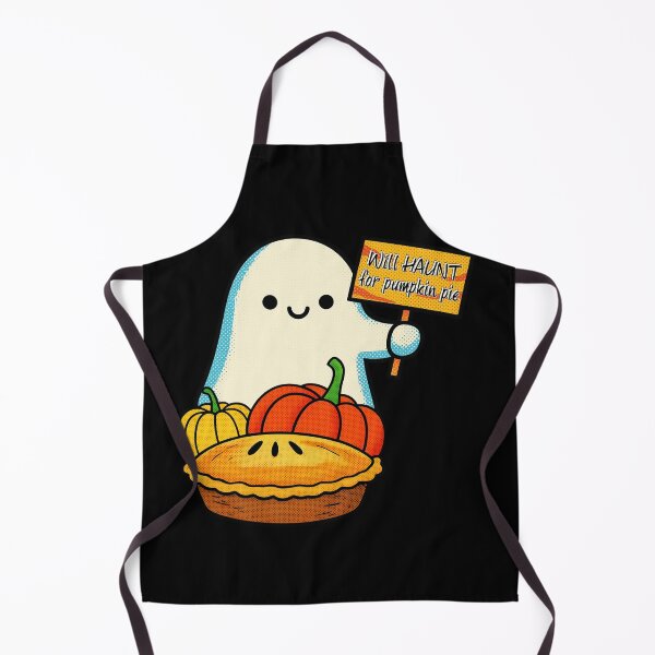 Item preview, Will Haunt For Pumpkin Pie | Cute Ghost Fall Halloween Fun designed and sold by SunandShade.