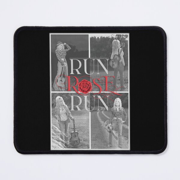 Item preview, Dolly Parton Run Rose Run Monochrome Collage designed and sold by stinemais4540.