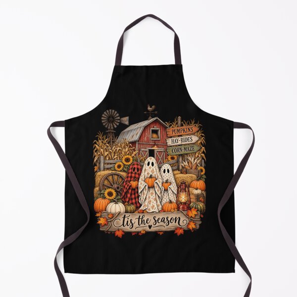 Item preview, Fall Halloween Farm Ghosts Pumpkin Patch Rustic Autumn Harvest designed and sold by ArcaneArtistry.