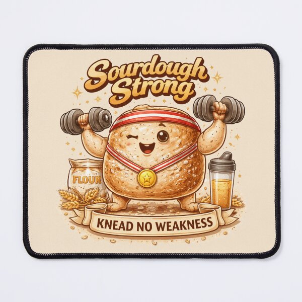 Item preview, Sourdough Strong | Funny Bread Baking Pun designed and sold by azule1.