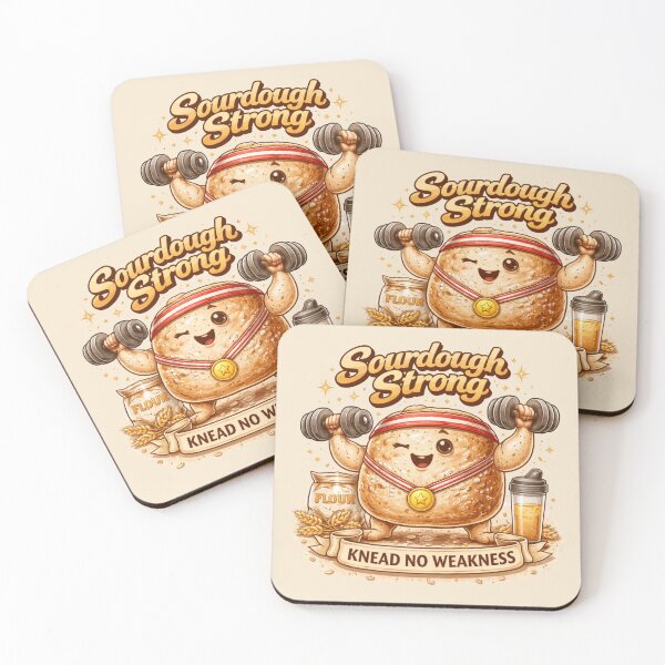 Item preview, Sourdough Strong | Funny Bread Baking Pun designed and sold by azule1.