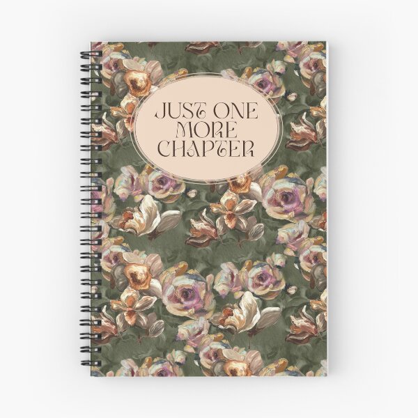 Item preview, Just One More Chapter Aesthetic Bookish Watercolor Desing designed and sold by HappyLuckyJoy.