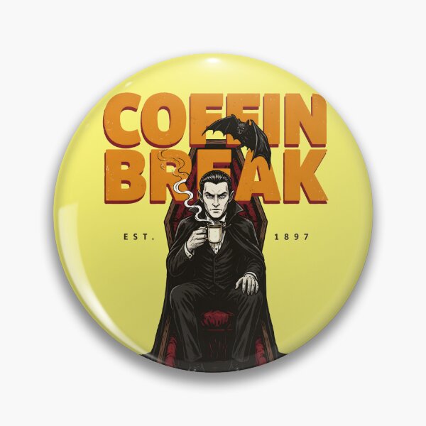 Item preview, Vampire Coffin Break Coffee Humor designed and sold by MagicTheDog.
