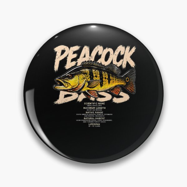 Item preview, Peacock Bass Angler Fishing Graphic Fish Dad designed and sold by TysonLangosh.