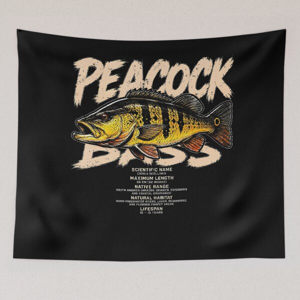Item preview, Peacock Bass Angler Fishing Graphic Fish Dad designed and sold by TysonLangosh.