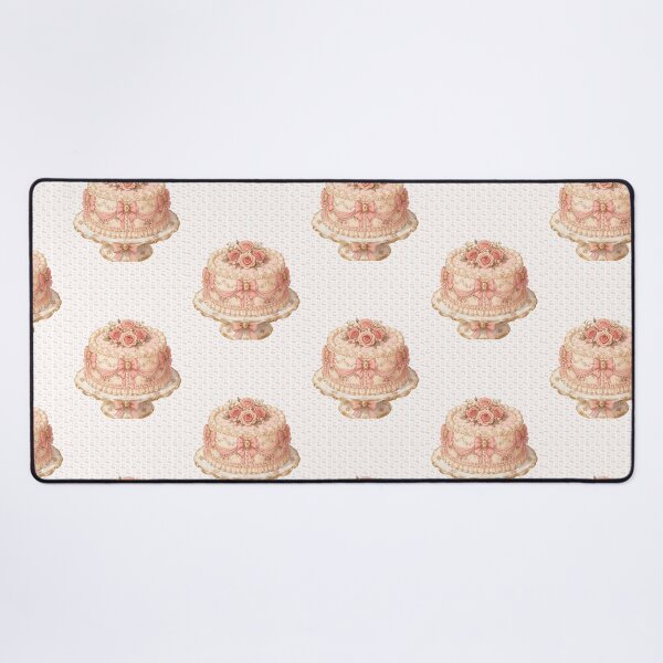 Item preview, Vintage Coquette Pink Ribbon Cake Roses Pearls Aesthetic designed and sold by Artemis & Woven Collective.