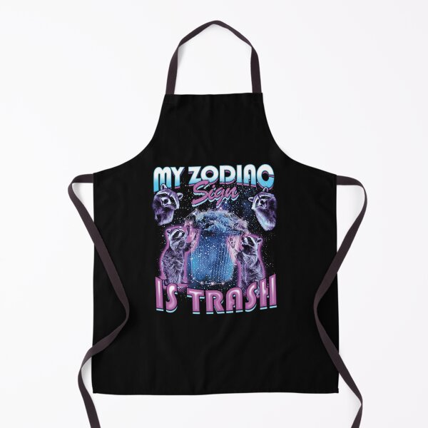 Item preview, My Zodiac Sign is Trash Funny Raccoon Vintage designed and sold by aynorsadier.