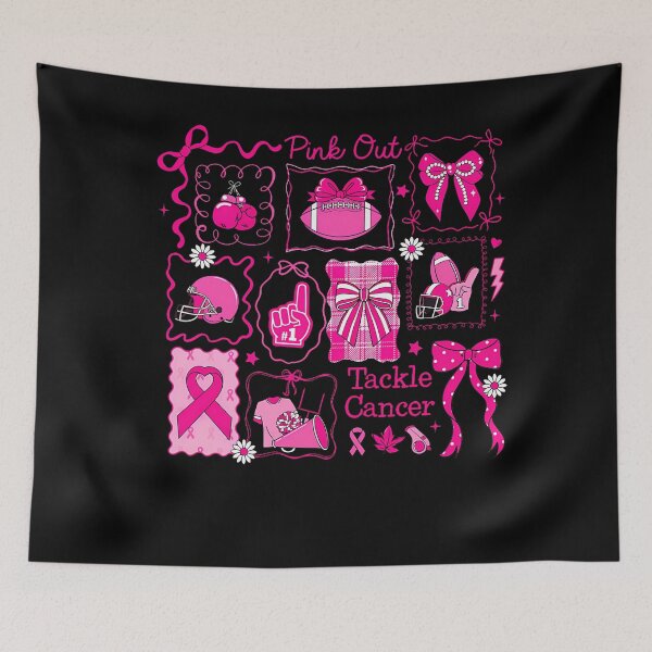 Item preview, Pink Out Tackle Cancer designed and sold by TysonLangosh.
