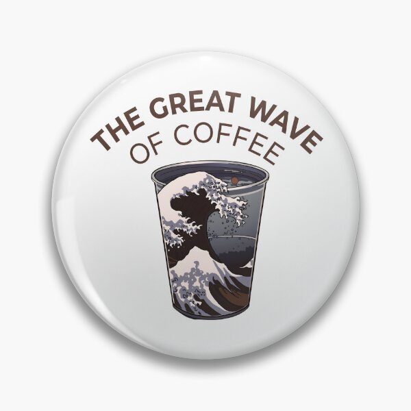 Item preview, the great wave of coffee designed and sold by Rockveil Co..