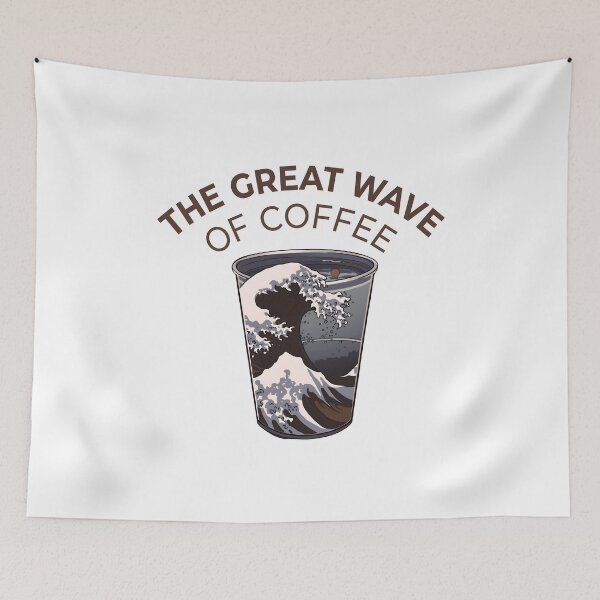 Item preview, the great wave of coffee designed and sold by Rockveil Co..