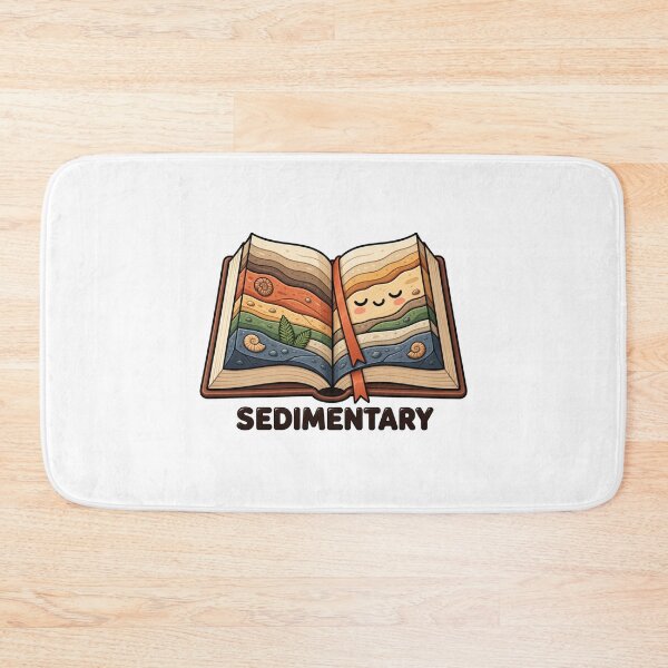Item preview, Cute Sedimentary Rock Book Kawaii Geology Fossil Rock Layers Earth Science designed and sold by MrDev.