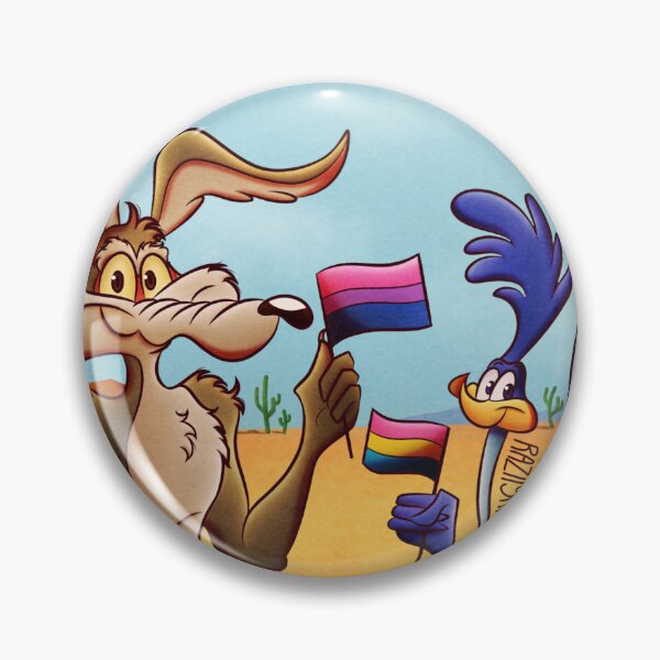 Item preview, Wile E Coyote and Road Runner Pride Flags designed and sold by raziiyah.