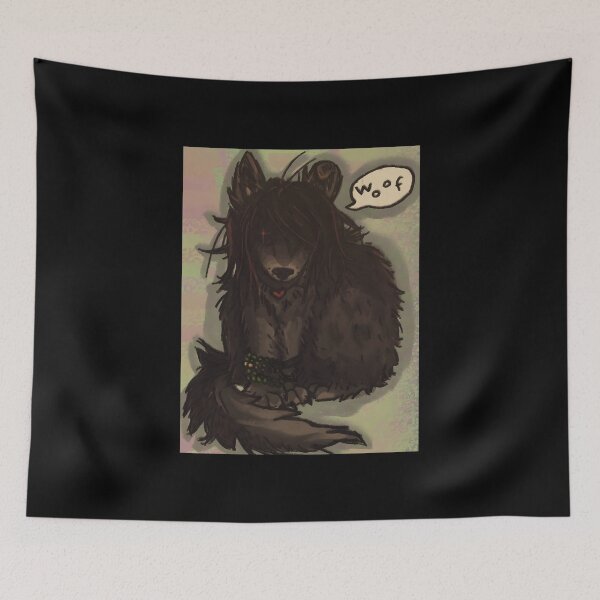 Item preview, Stylized Wolf Character with Woof Speech Bubble designed and sold by Baby-Care.