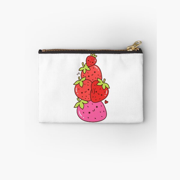 Item preview, Kawaii Strawberries – Cute Pink and Red Fruit designed and sold by AliveStyle.