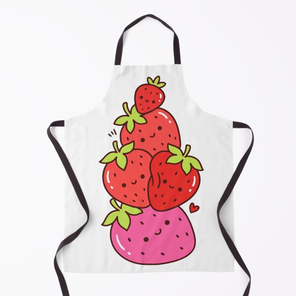 Item preview, Kawaii Strawberries – Cute Pink and Red Fruit designed and sold by AliveStyle.