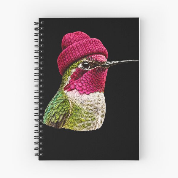 Item preview, Hipster Hummingbird Wearing Beanie Funny Bird Watching designed and sold by TysonLangosh.